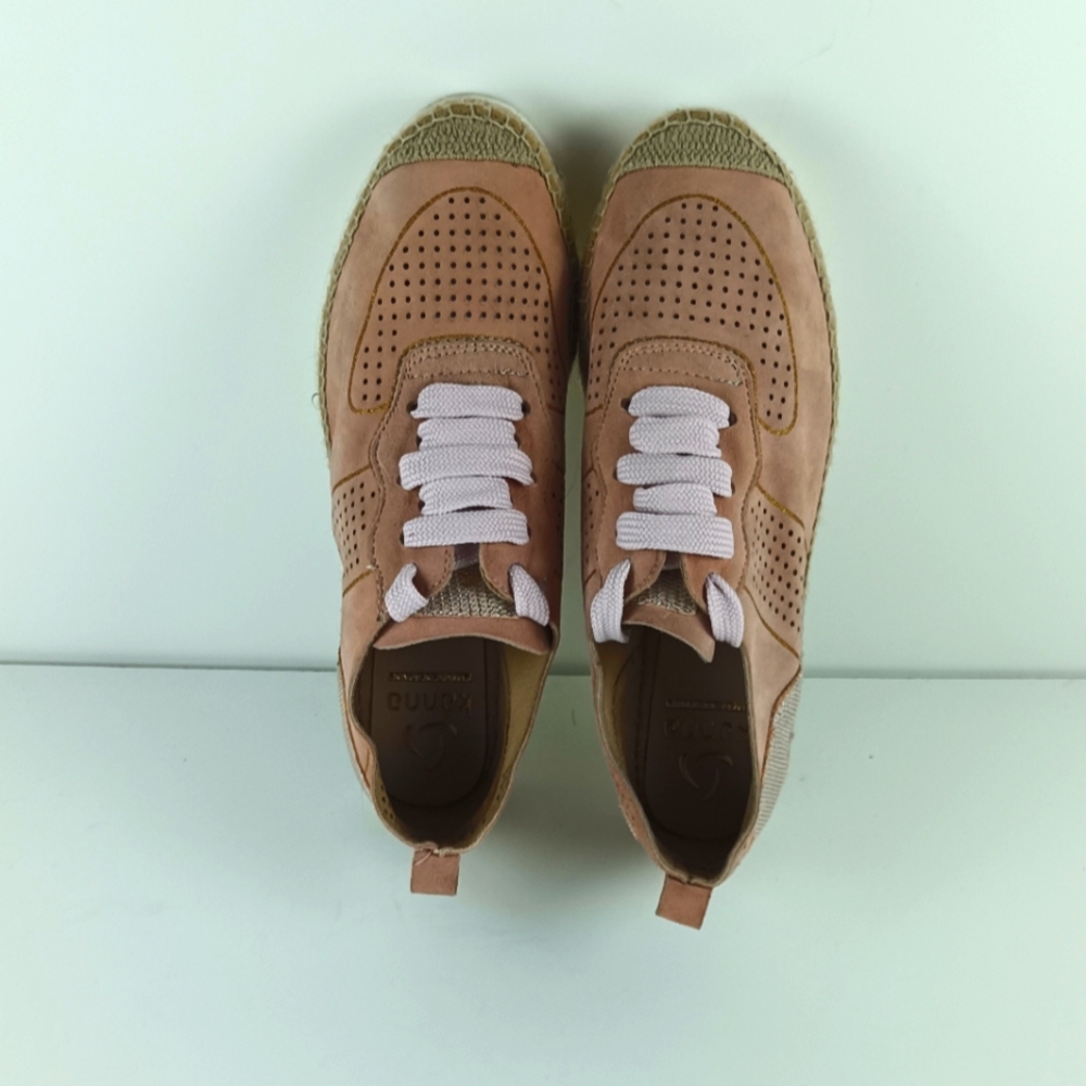 Kanna lace up sneakers dusty pink color size 38 (US 7.5)